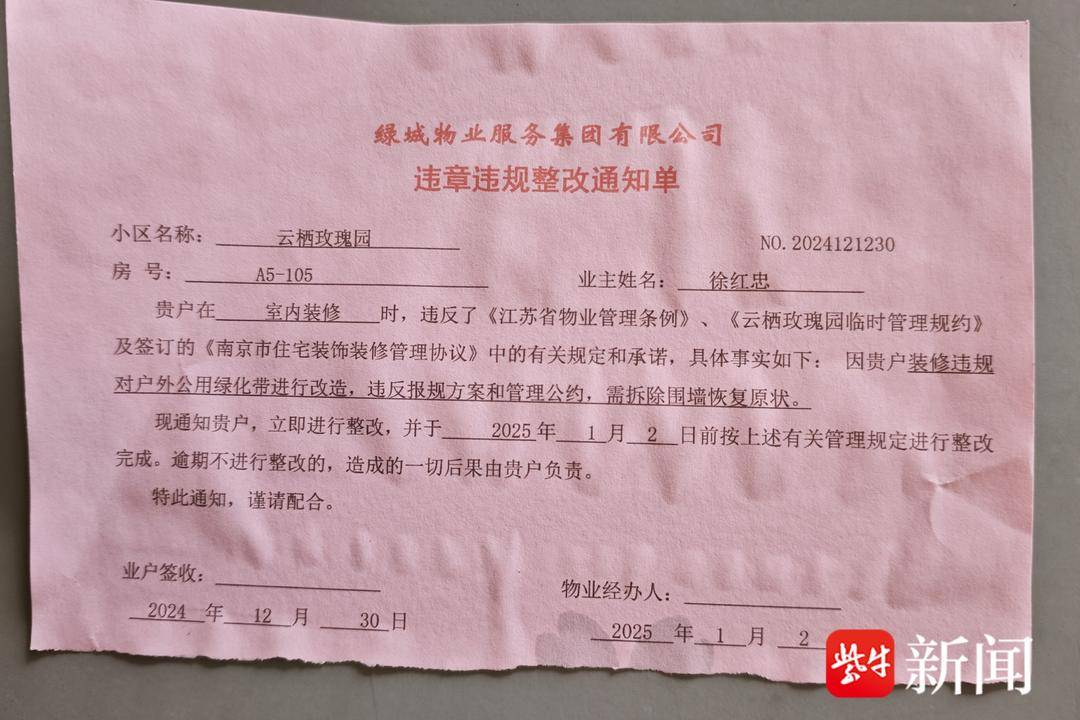 紫牛问政|谁拆了小院？南京业主私自改建公共绿地为小院遭强拆，拆除人员身份引争议